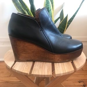 Kelsi Dagger Brooklyn Wood Bottom Bootie
